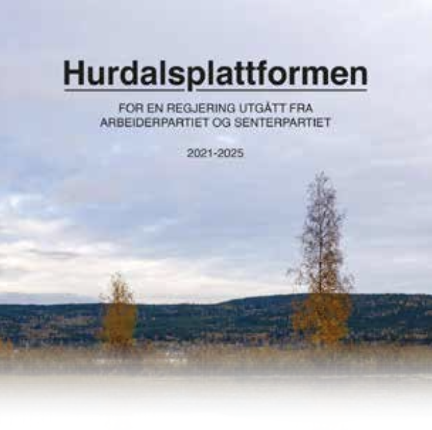 Forside av Hurdalplattformen